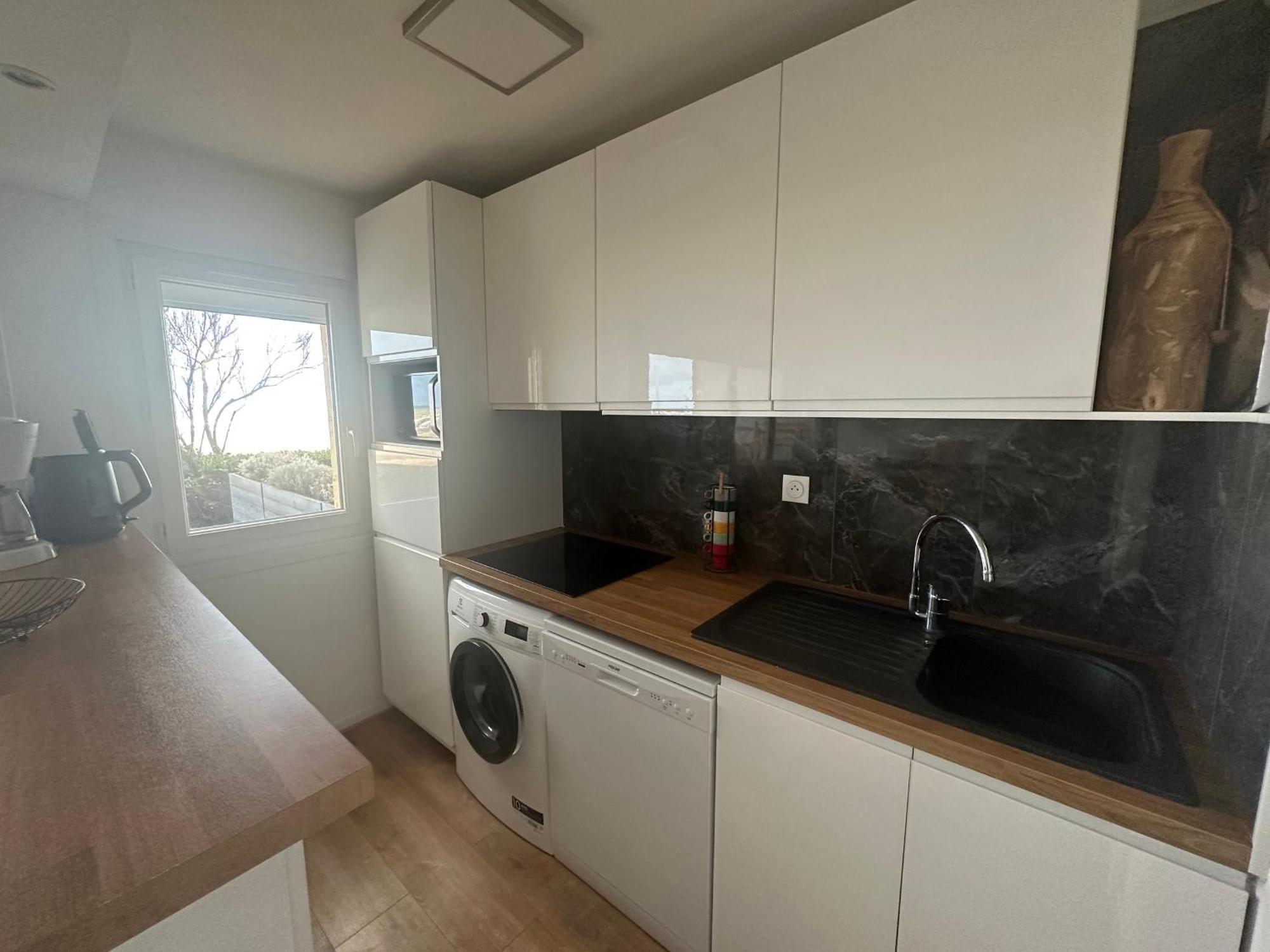קאבורג Appartement 2P, Rez-De-Jardin, Acces Plage, Animaux Ok, Parking, Internet Inclus - Fr-1-487-355 מראה חיצוני תמונה